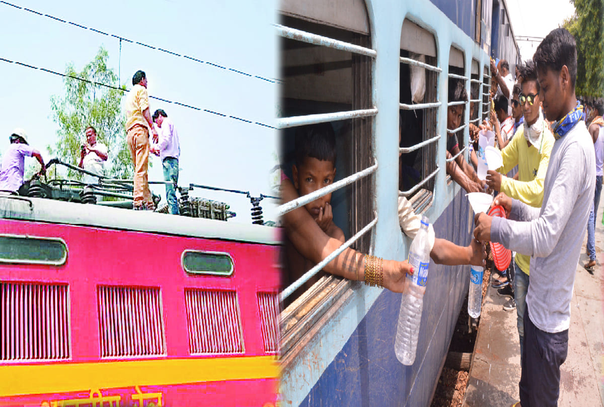 Awadh-Assam Express stopped due to break of electric line