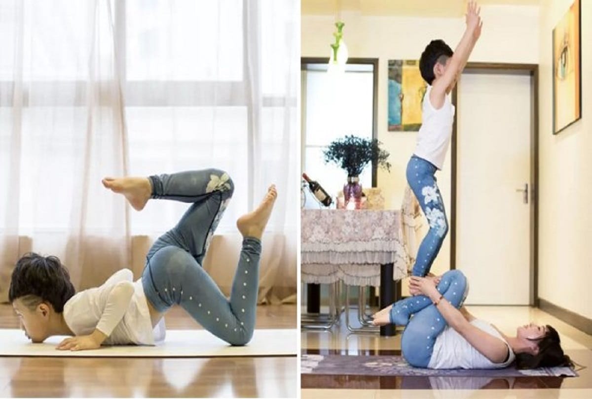 Meet with the Seven year old boy who is china youngest yoga teacher earn sixteen thousand dollar