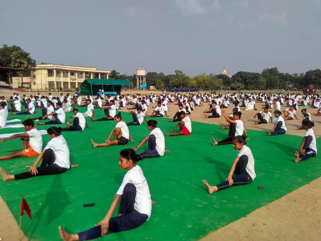 International yoga day celebration in varanasi see images