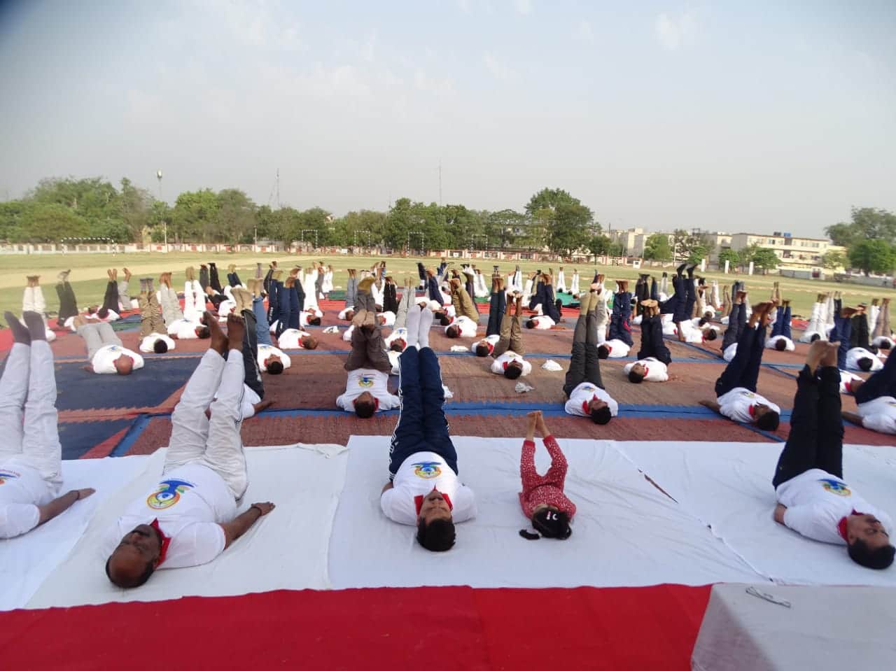International yoga day celebration in varanasi see images