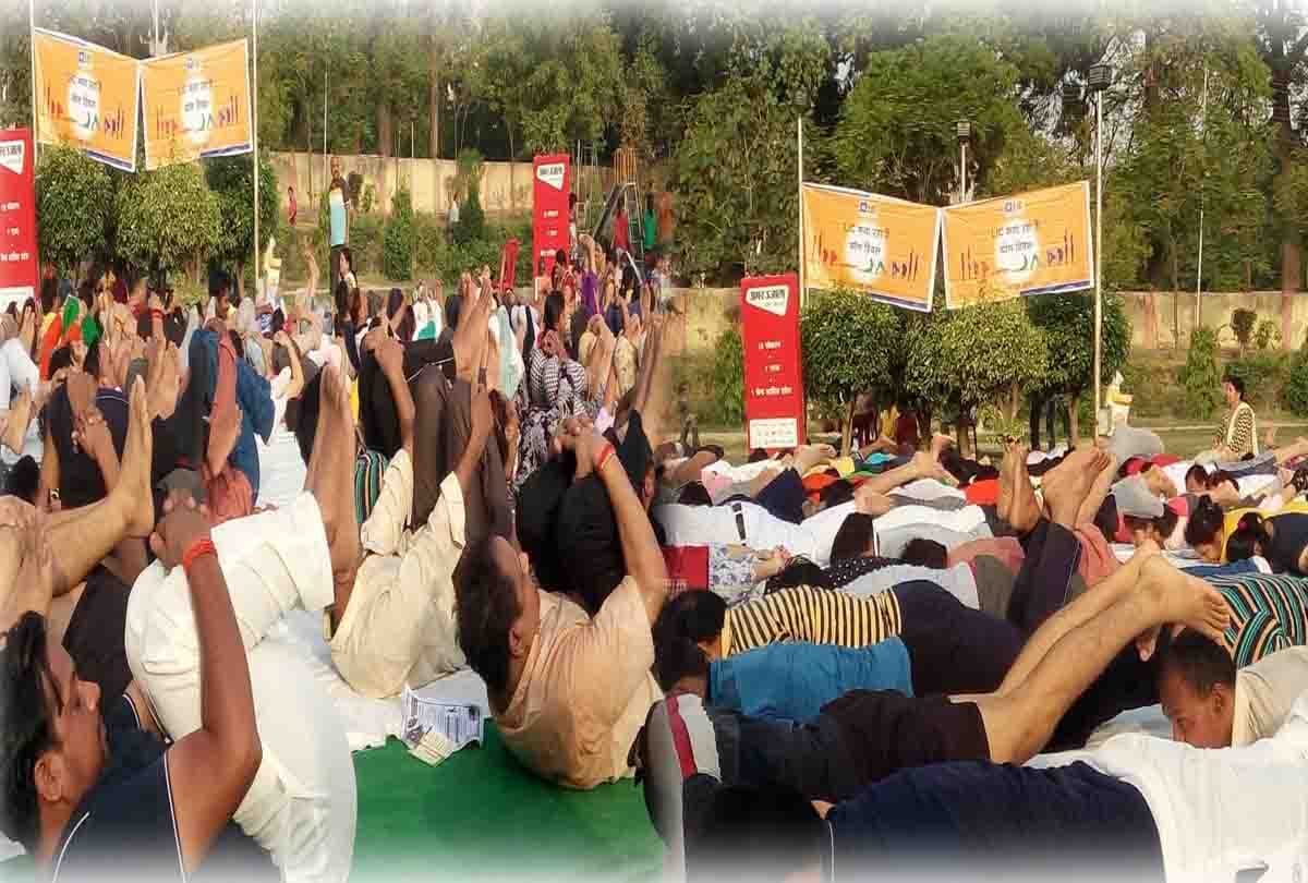 International Yoga Day views in  Kanpur