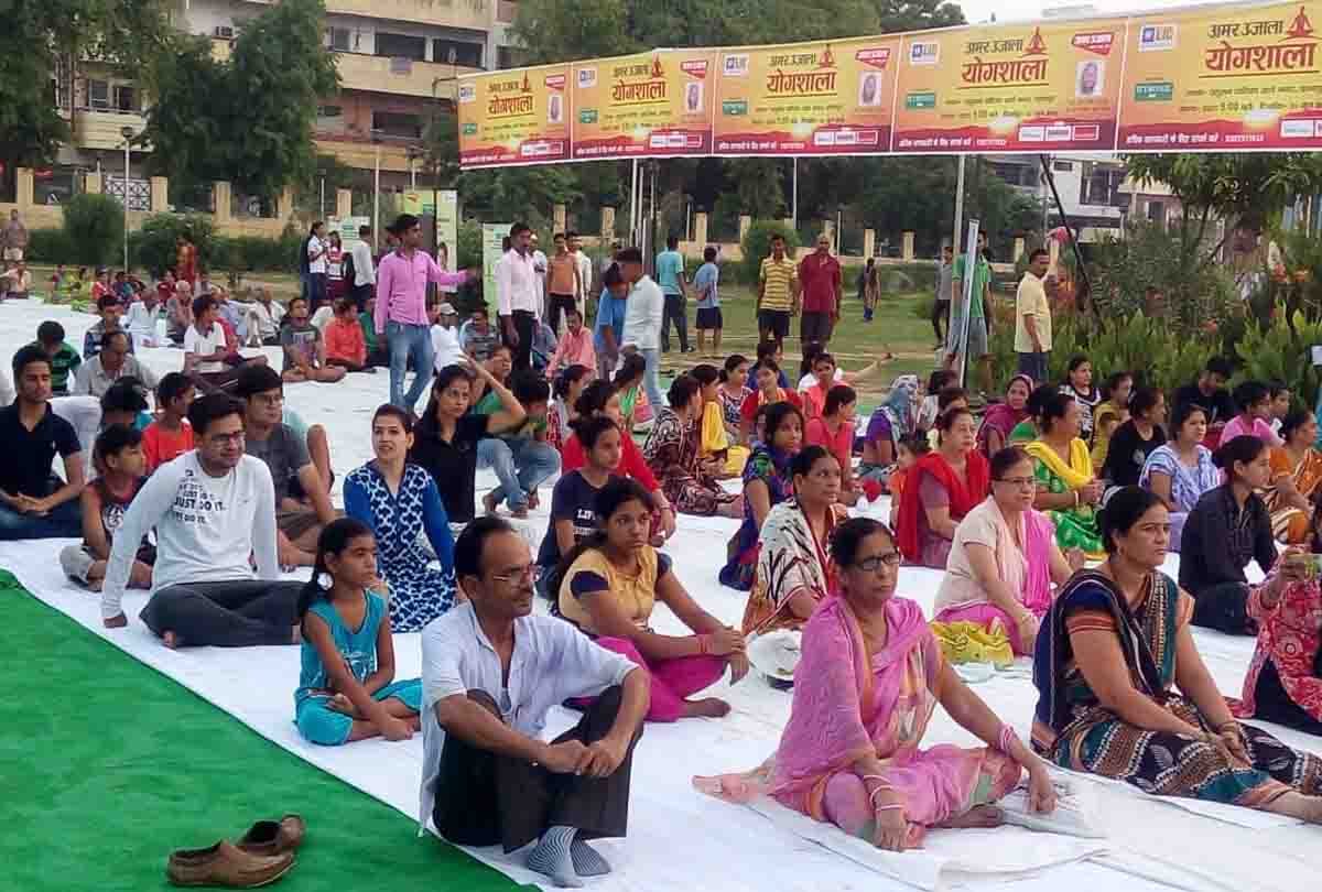 International Yoga Day views in  Kanpur