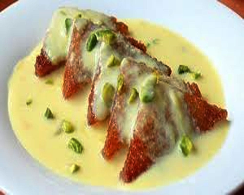 Recipe of creamy shahi toast