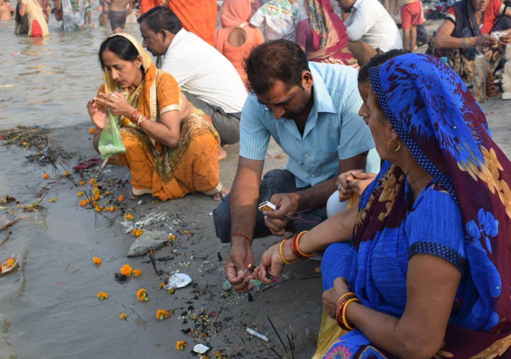 Ganga Dussehra 2018 Devotees take holy dip in Ganga