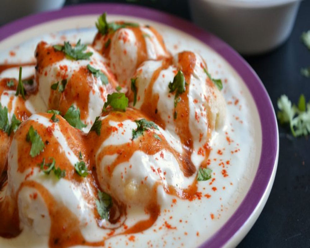 lockdown recipe of raw banana dahi vada ingredients