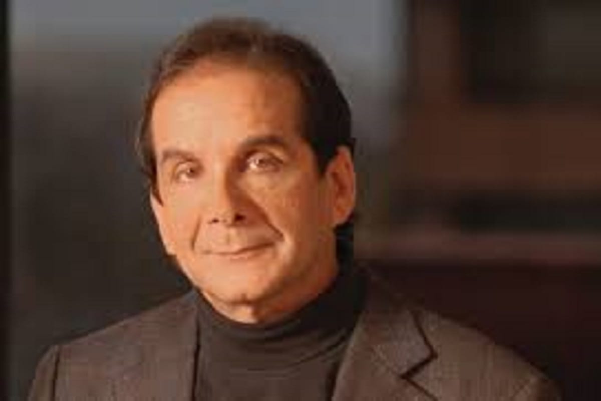  Pulitzer Prize winner Charles Krauthammer dies at the age of sixty eight