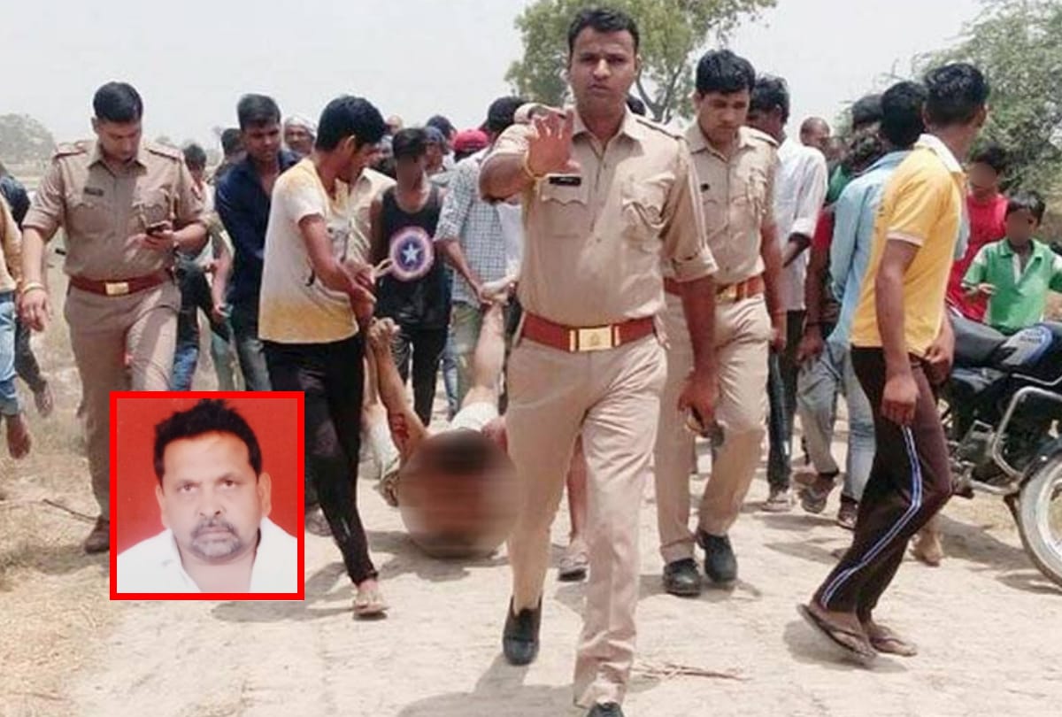 after photo going viral of hapur mob lynching injured drag on road up police says sorry 3 line hazir