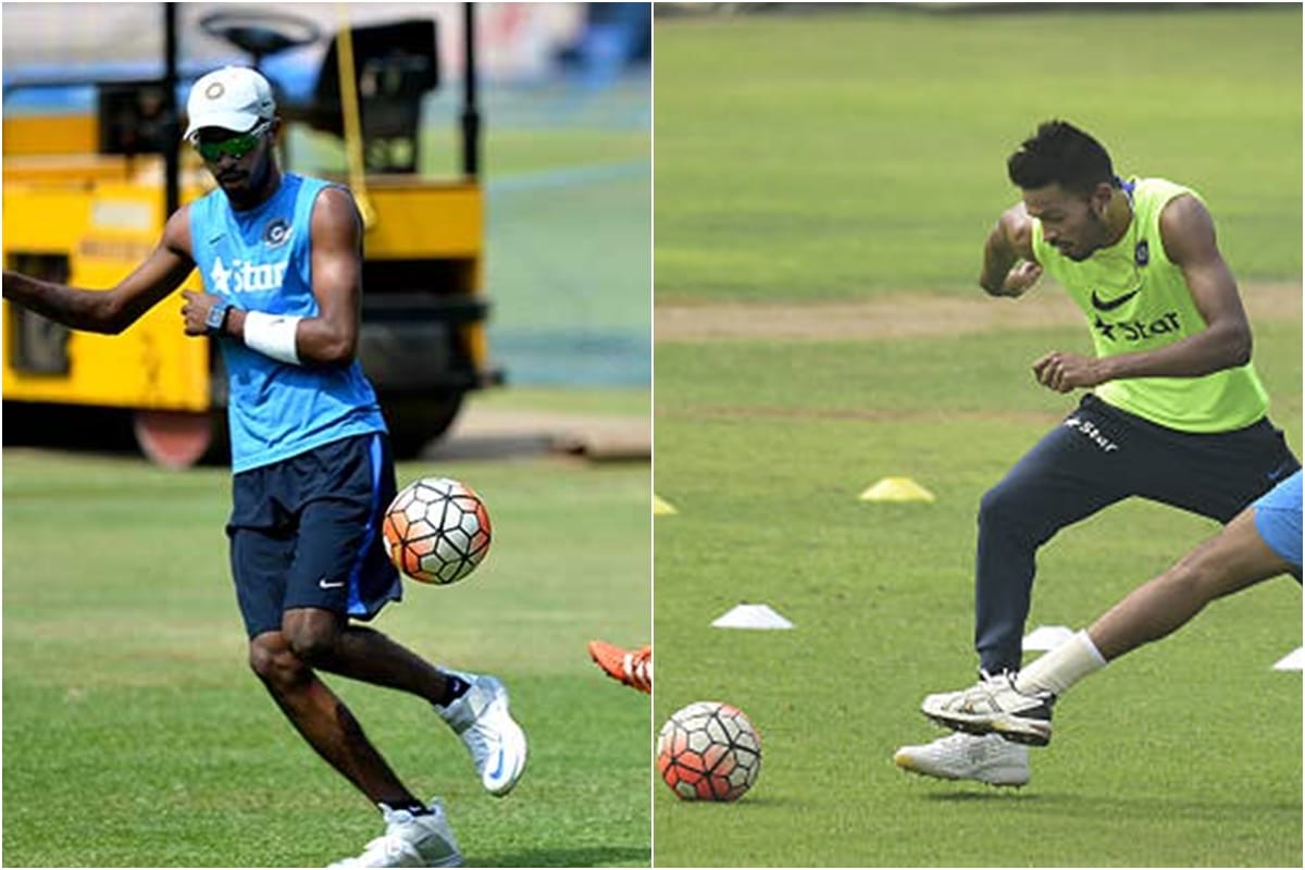 hardik pandya manchester united jersey gift during fifa world cup 2018