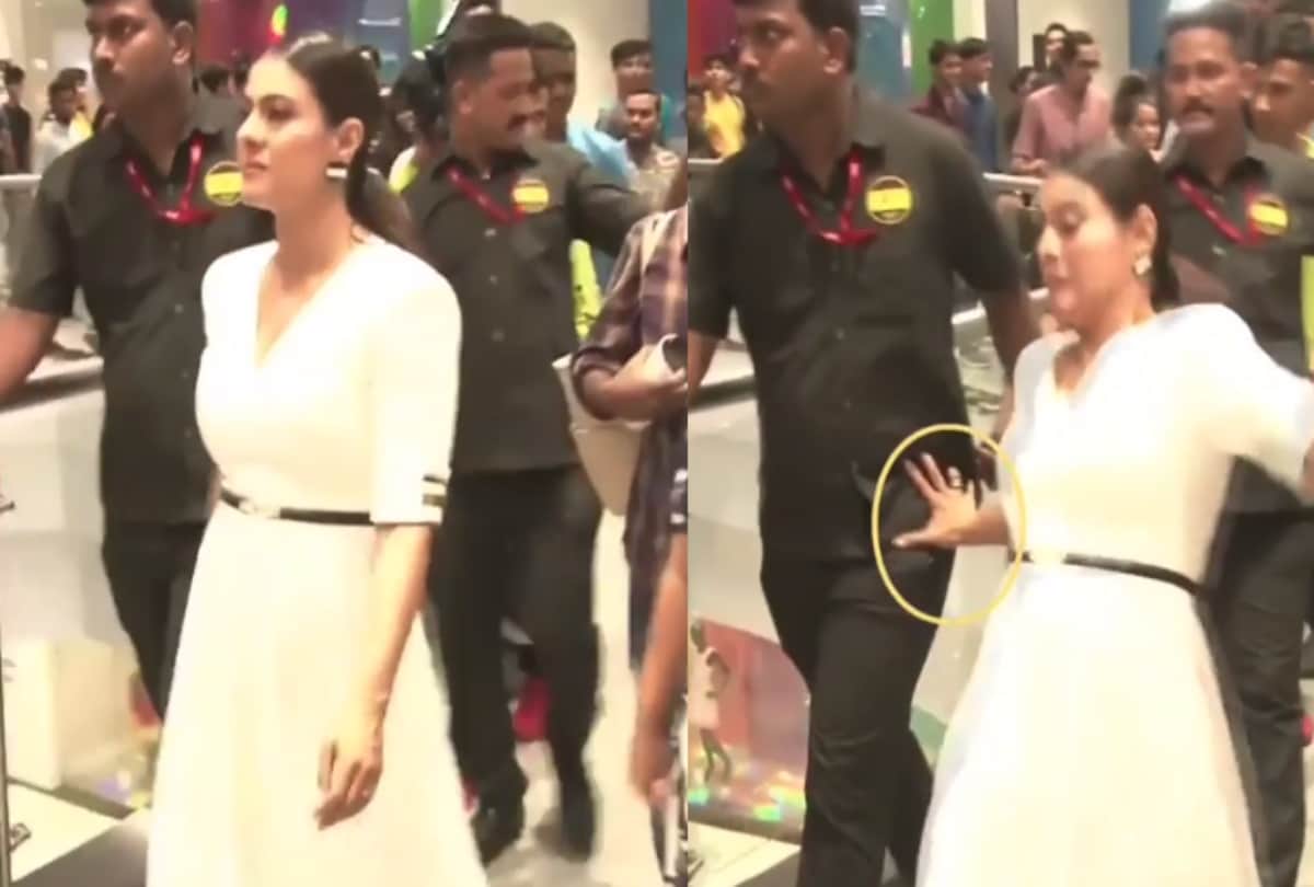 Kajol slips in a Mumbai mall video goes viral 