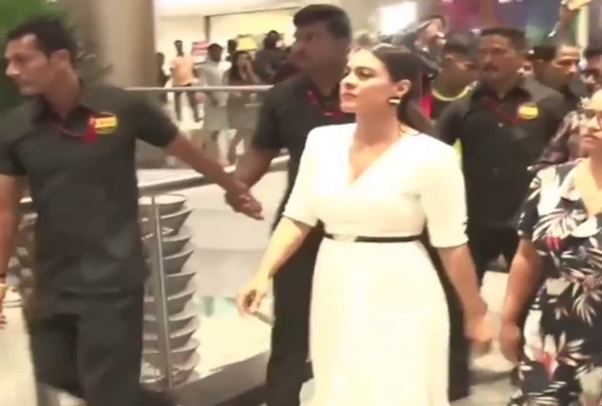Kajol slips in a Mumbai mall video goes viral 