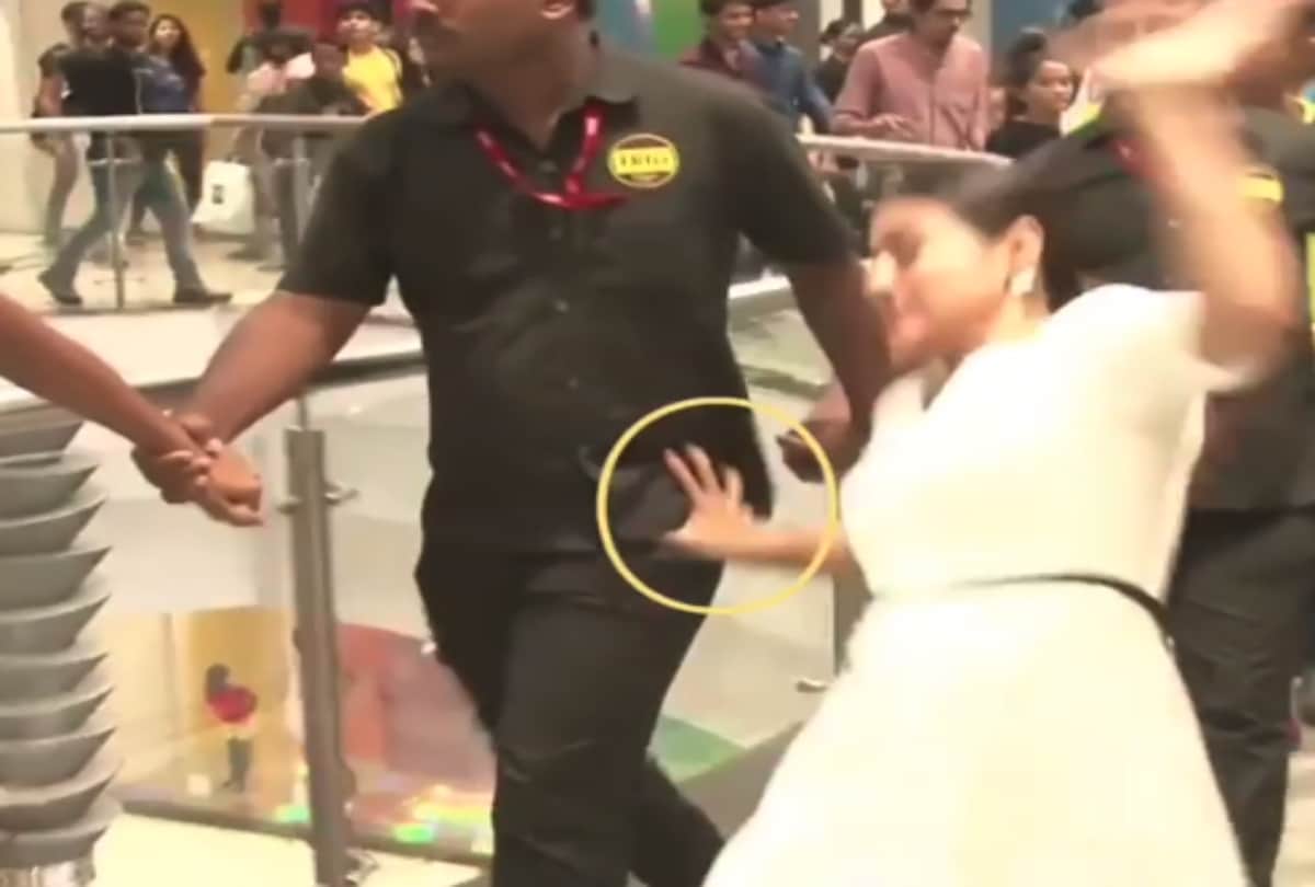 Kajol slips in a Mumbai mall video goes viral 