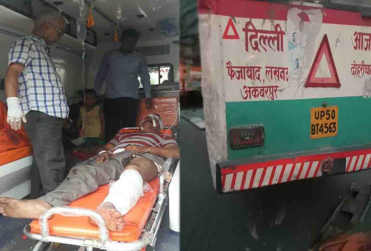 Road accident on Lucknow Agra Express-Way
