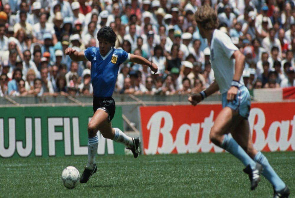 22 June 1986 FIFA World Cup: Diego Maradona hit Hand of God goal in historic ArgentinavEngland match