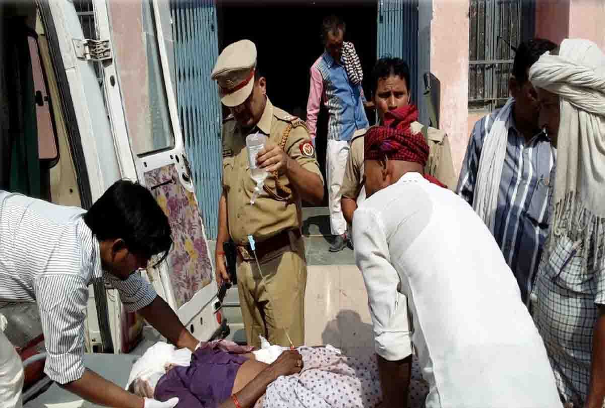 one died and 35 injured in road accident in kannauj district