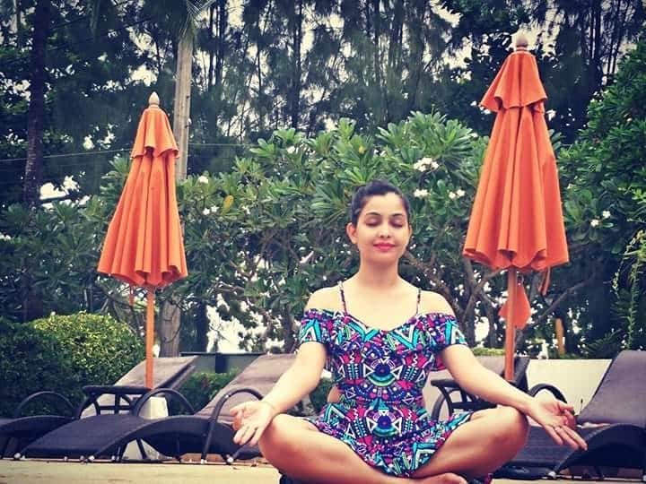 bhabiji ghar par hain actress shubhangi atre shared her yoga photo on International yoga day
