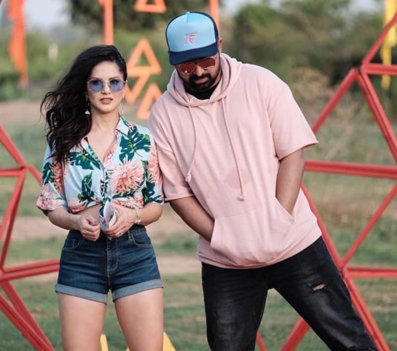 sunny leone at splitsvilla shooting trick to secure water from other