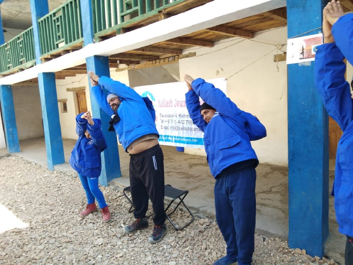 Kailash Mansarovar yatri celebrated yoga day on India-China border