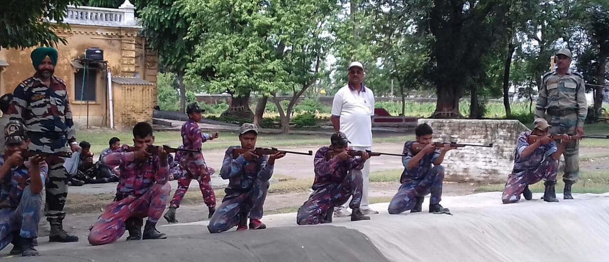 Cadets learned how to clean the rifle