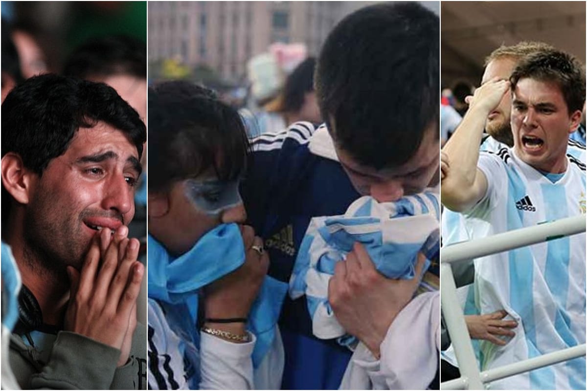 argentina fans got mad after lose against croatia in fifa world cup 2018