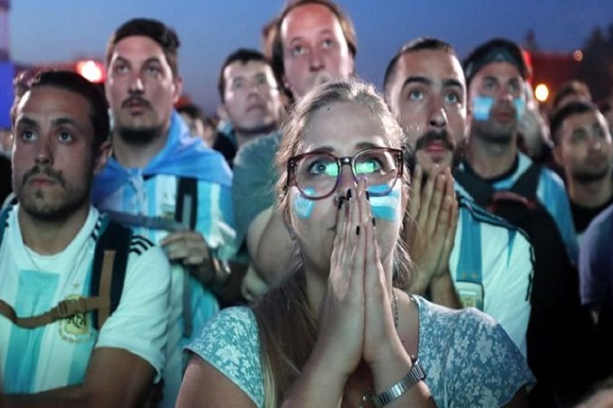 argentina fans got mad after lose against croatia in fifa world cup 2018