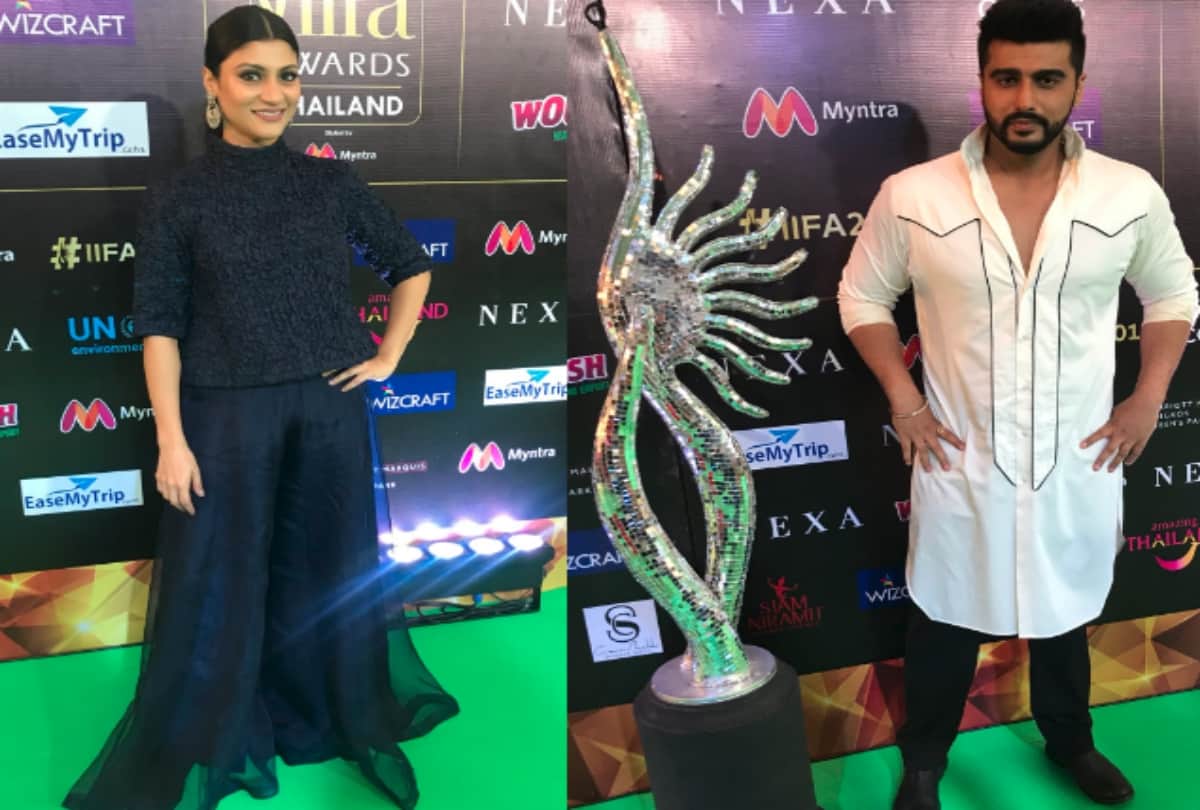 IIFA 2018 Bobby Deol Anil Kapoor and Varun Dhawan walked on red carpet 