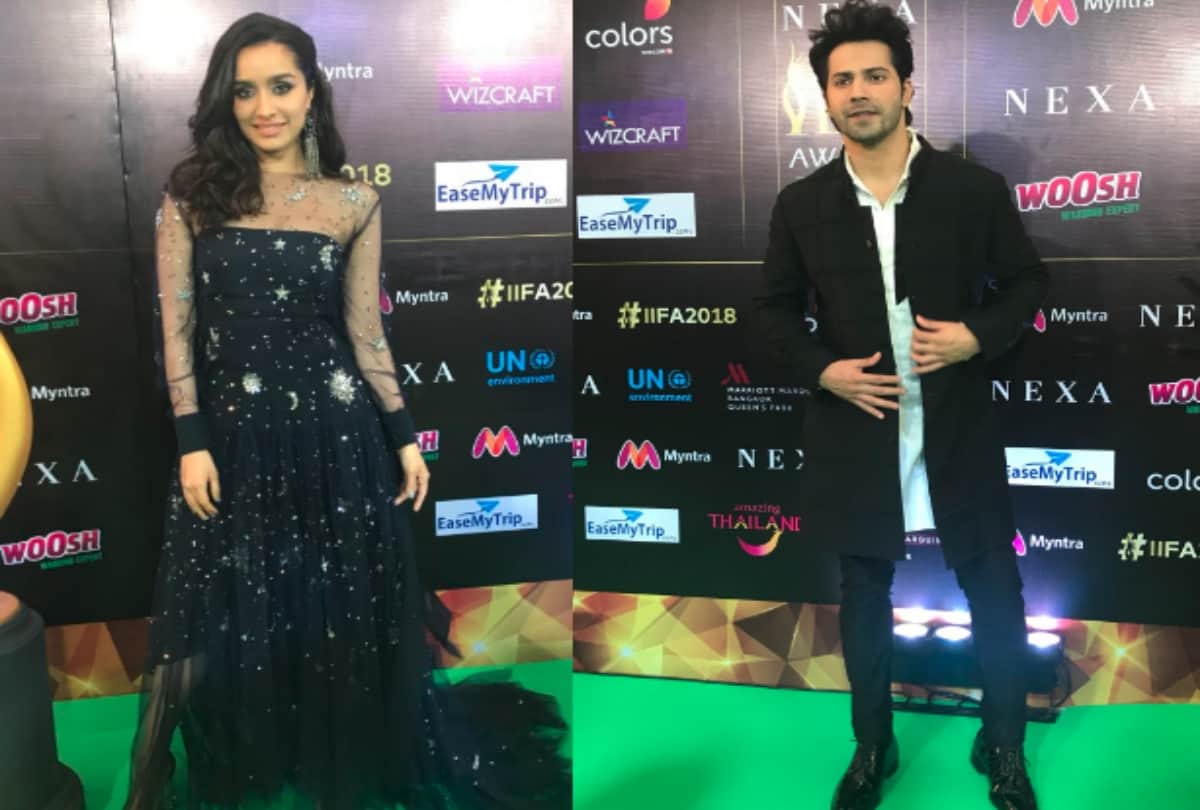 IIFA 2018 Bobby Deol Anil Kapoor and Varun Dhawan walked on red carpet 
