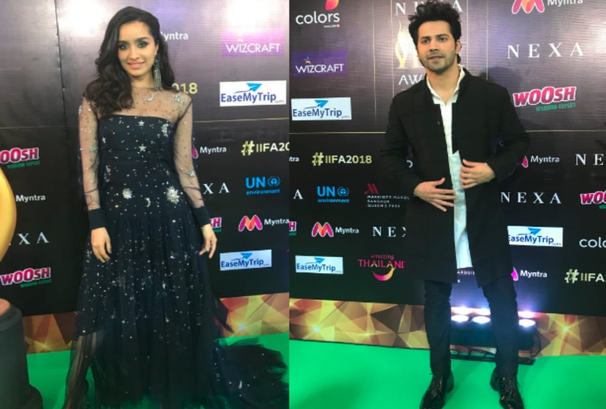 IIFA 2018 Bobby Deol Anil Kapoor and Varun Dhawan walked on red carpet 