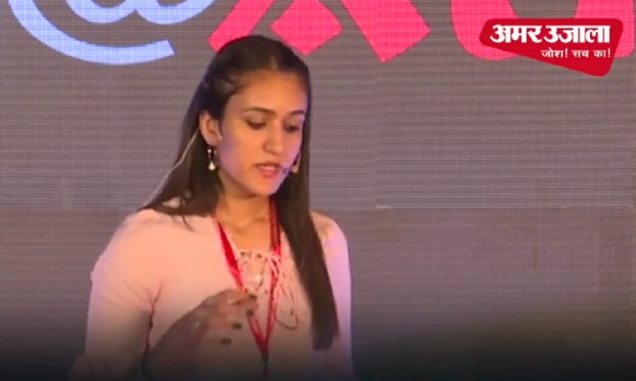 gold medalist Manika Batra shared her experiences in Amar Ujala foundation programme Nazaria