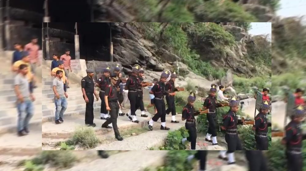 Martyr yogesh pargai cremation