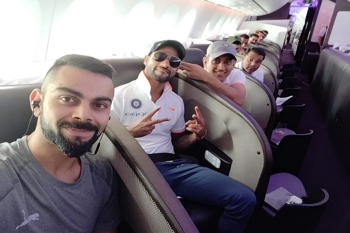 team india moved for tour of england along with skipper virat kohli