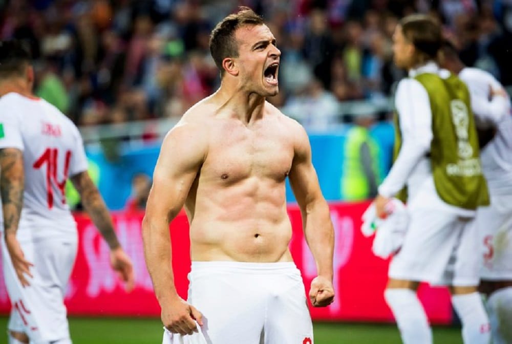 fifa world cup 2018: switzerland defeate serbia by 2-1 match 26 at kaliningrad