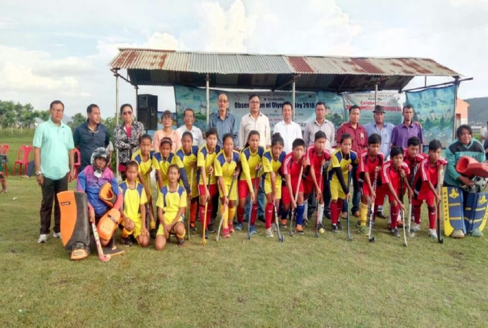 Hockey Indias 45 and abhove Member Units celebrate 70th Olympic Day 