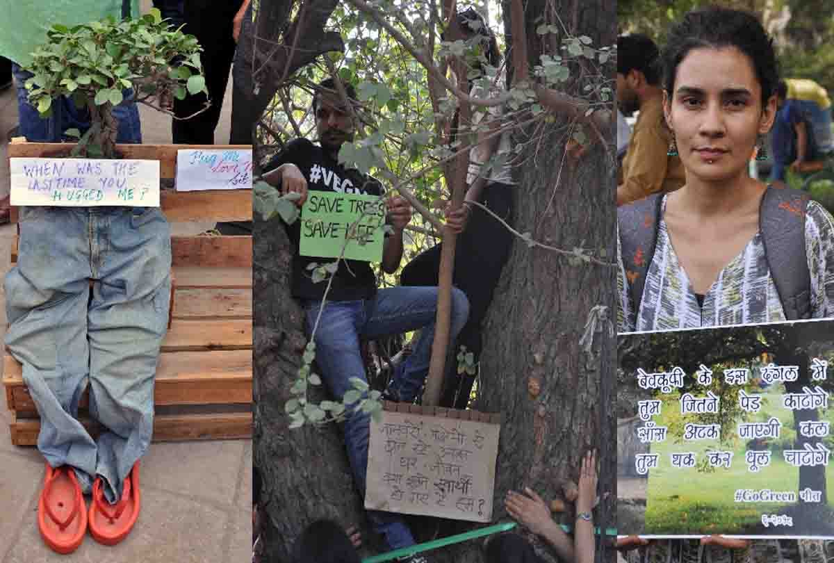 Delhi Chipko Movement: In protest against the deforestation 