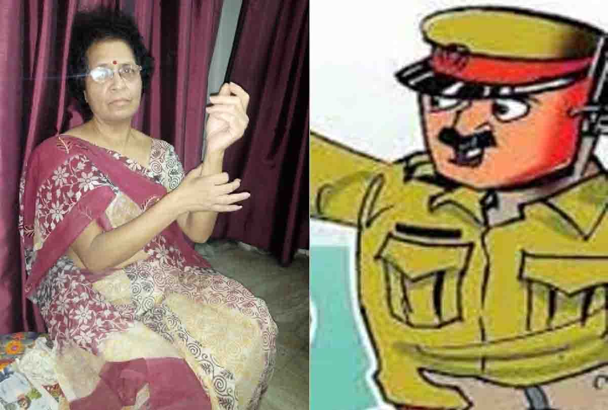 woman looted while returning from temple