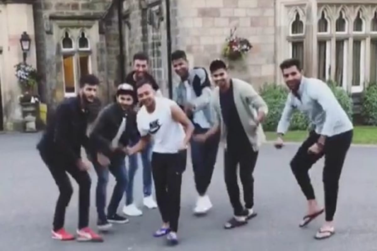 india a cricketers dance video on sanjay dutt munna bhai mbbs song
