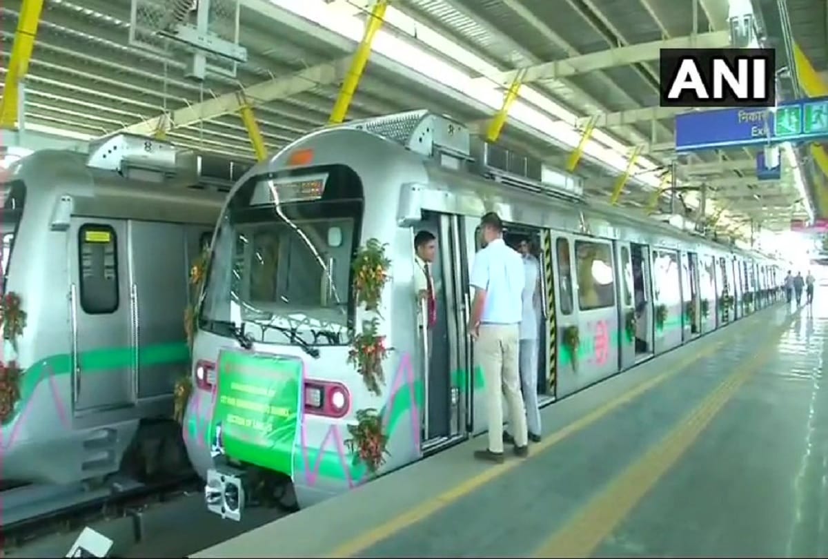 Prime Minister Narendra Modi inaugurated Delhi Metro Mundka-Bahadurgarh section of Green Line