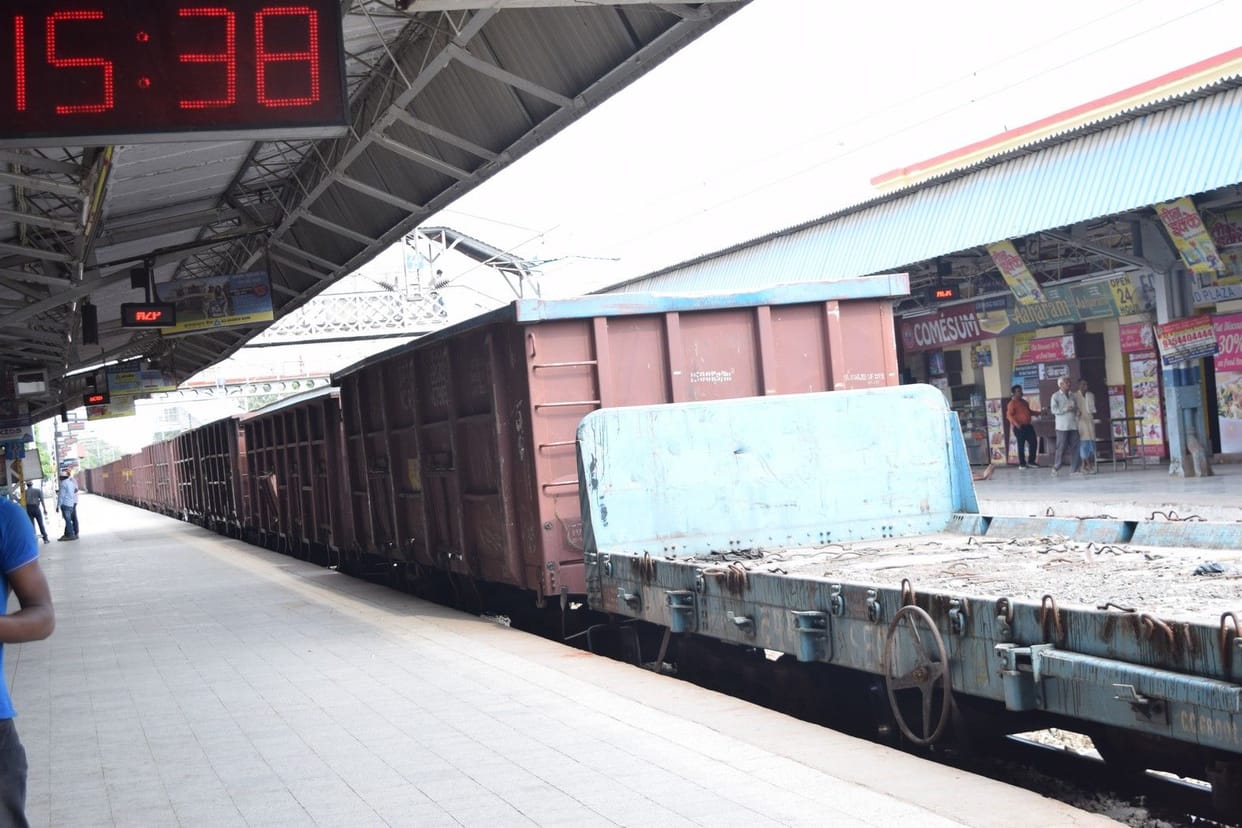 fire breaks out in goods train near etawah railway station