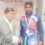 Mohammad Azharuddin won gold medal in 1500 race in south asian youth rural games 2018 in bhutan