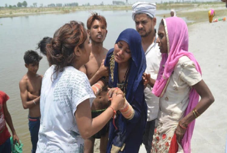 Baghpat: Shivani's husband dies drowning, see photos