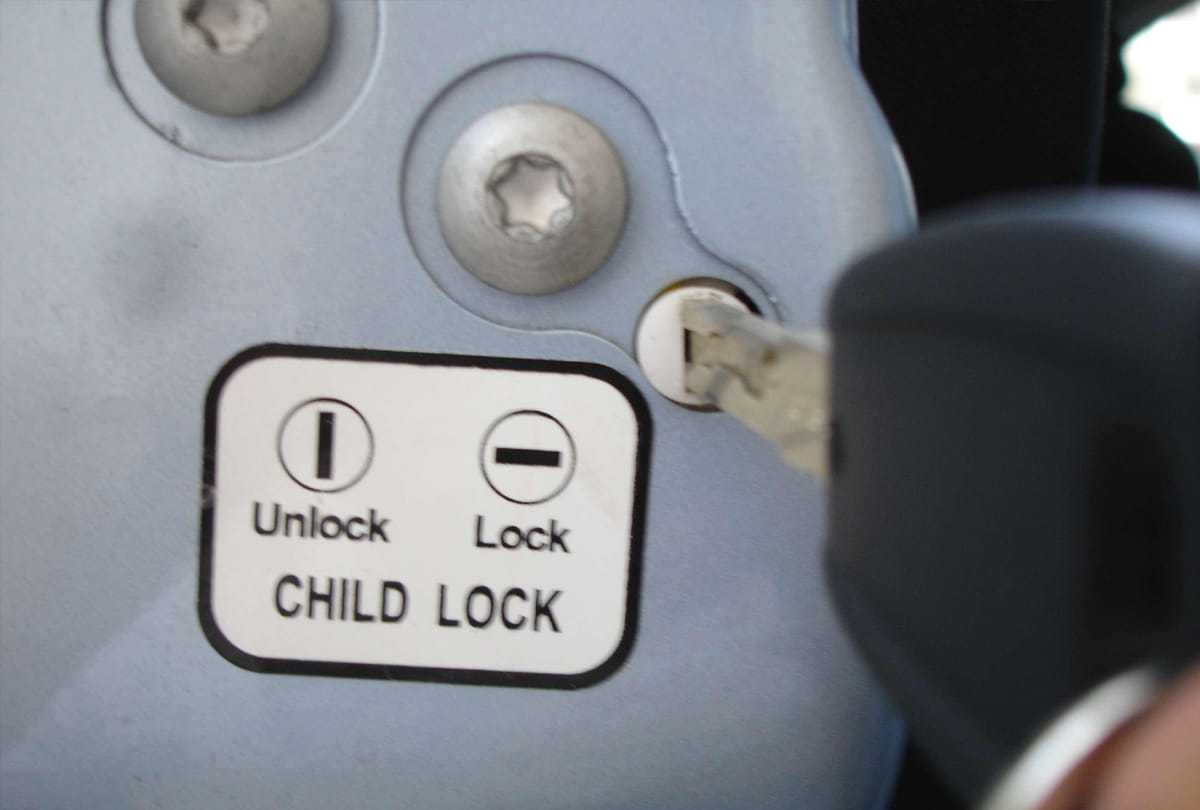must check child lock in your cab 