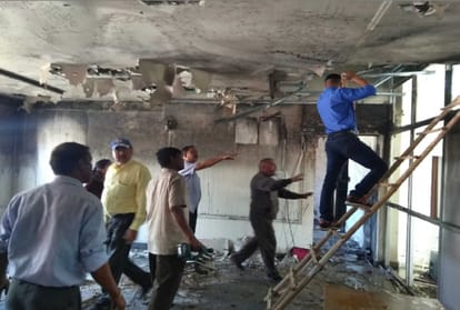 Fire caught in champawat dm office