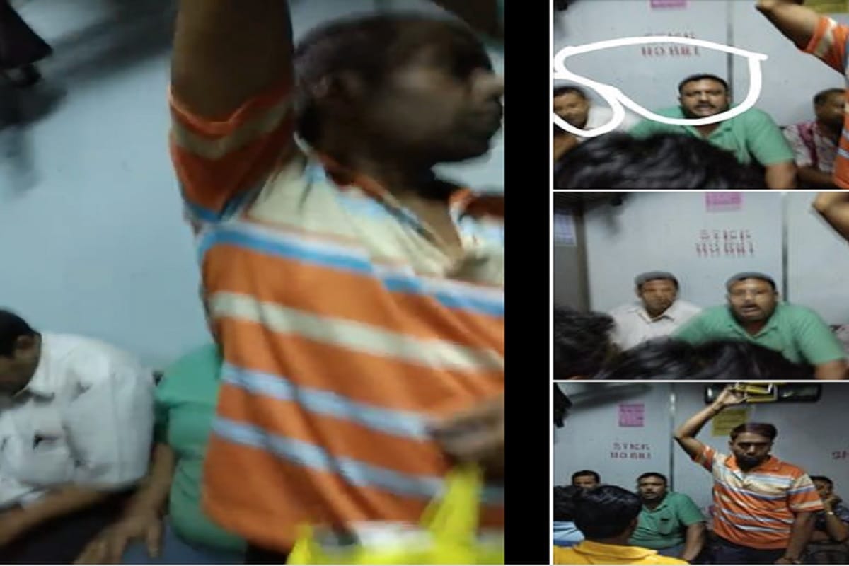 kolkata women harrassed by male passenger in a local train
