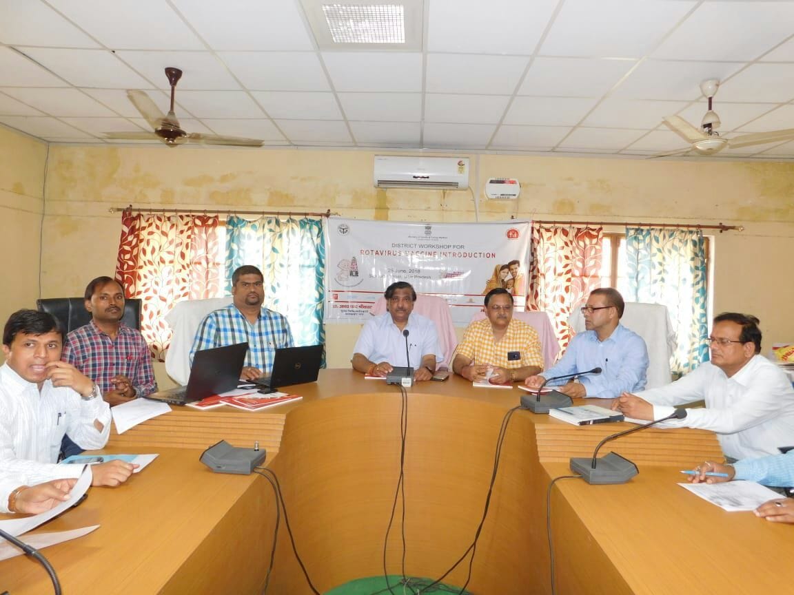 training of anti diarrhoea vaccination