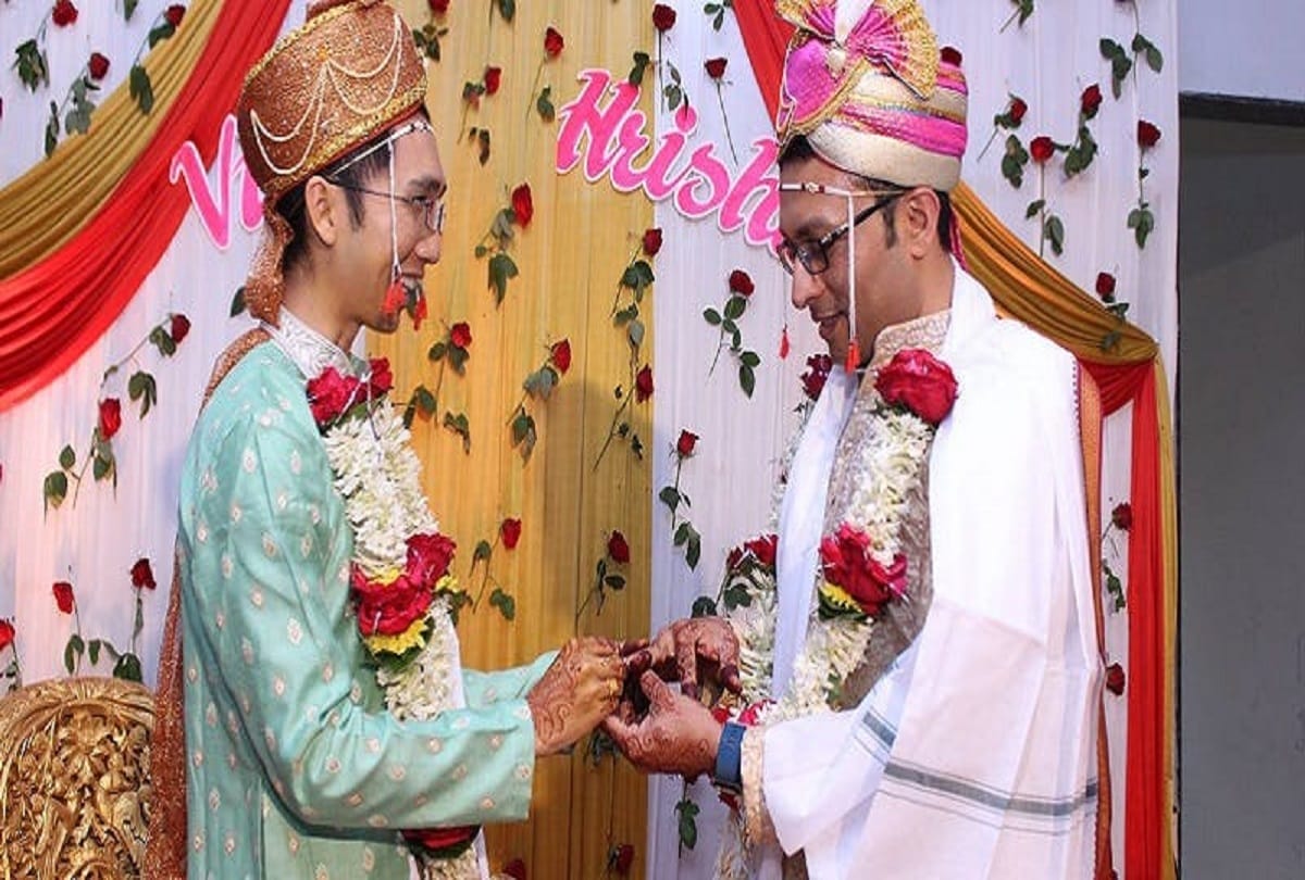 Indias first gay marriage IITian and his partner from Vietnam