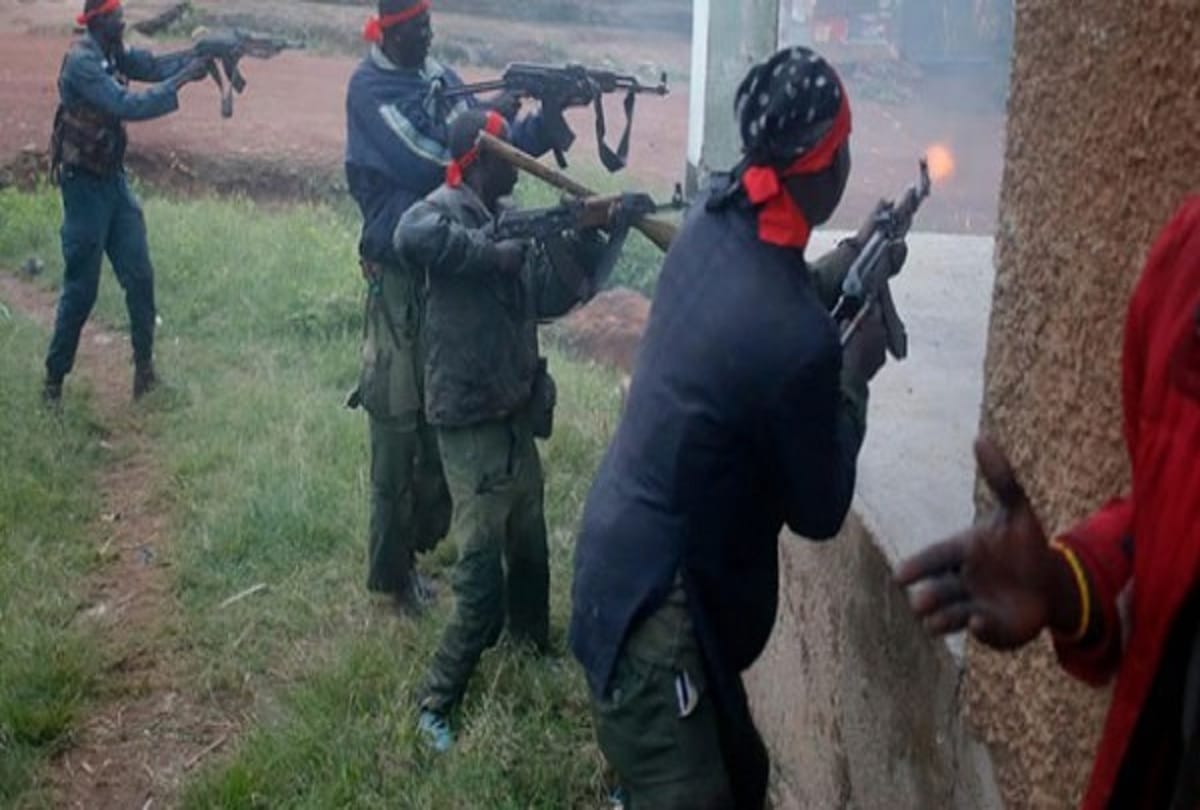 armed attacker gun fires bullets at people and killing more than 200 people in Nigeria