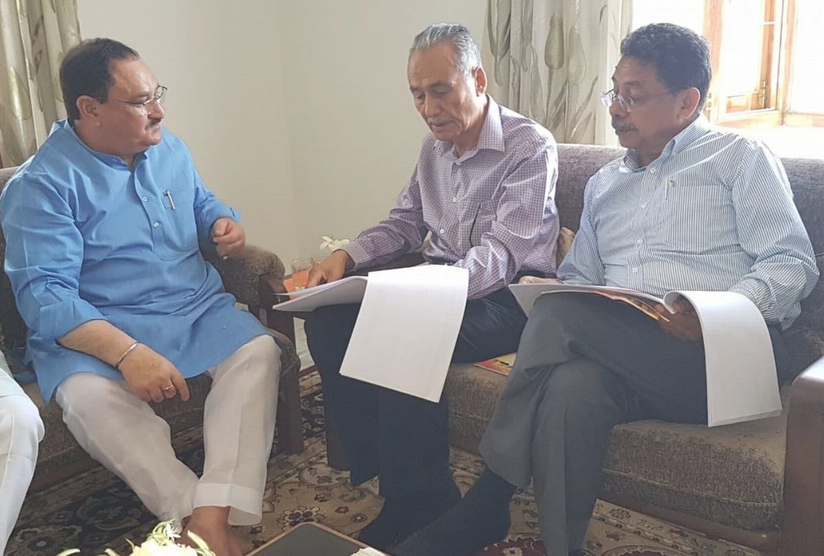 Union Helath Minister JP nadda in Kullu and lok sabha election 2019 date