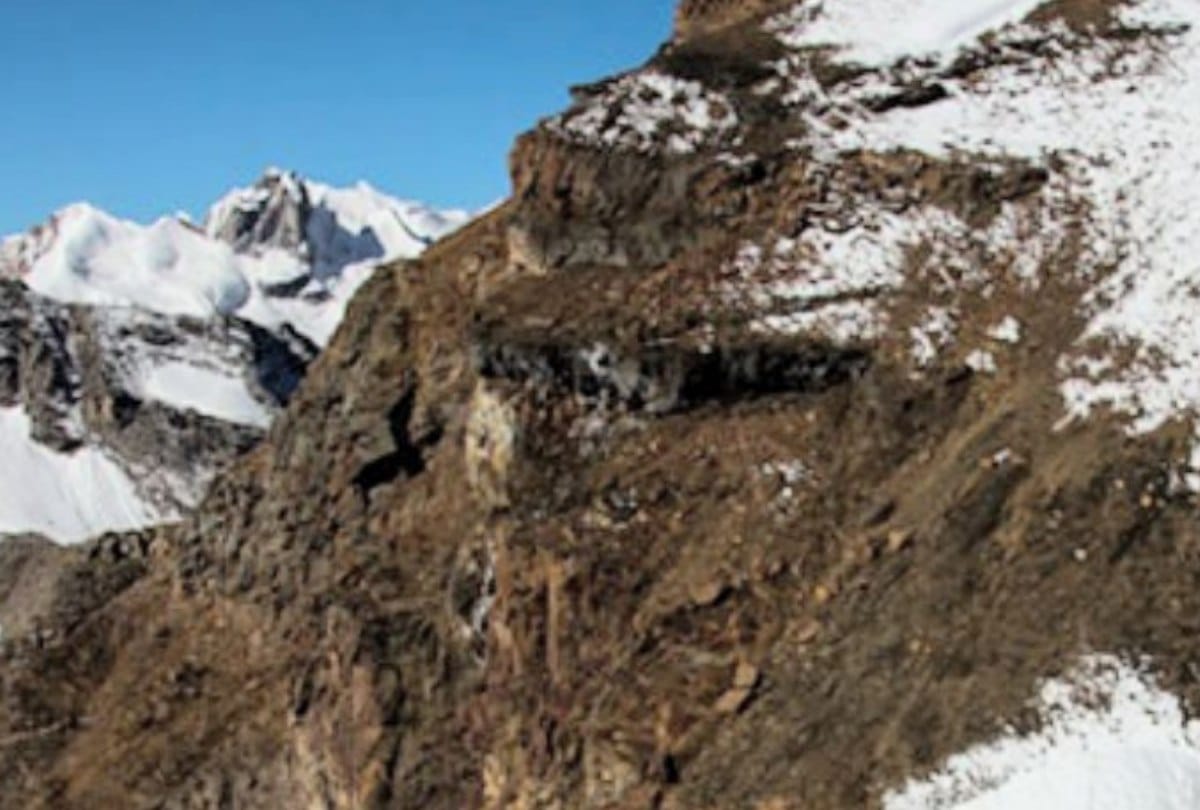 Trekking on Kangla glacier in Lahaul Spiti Himachal Pradesh
