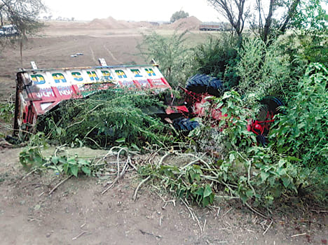 Two people die in road accident