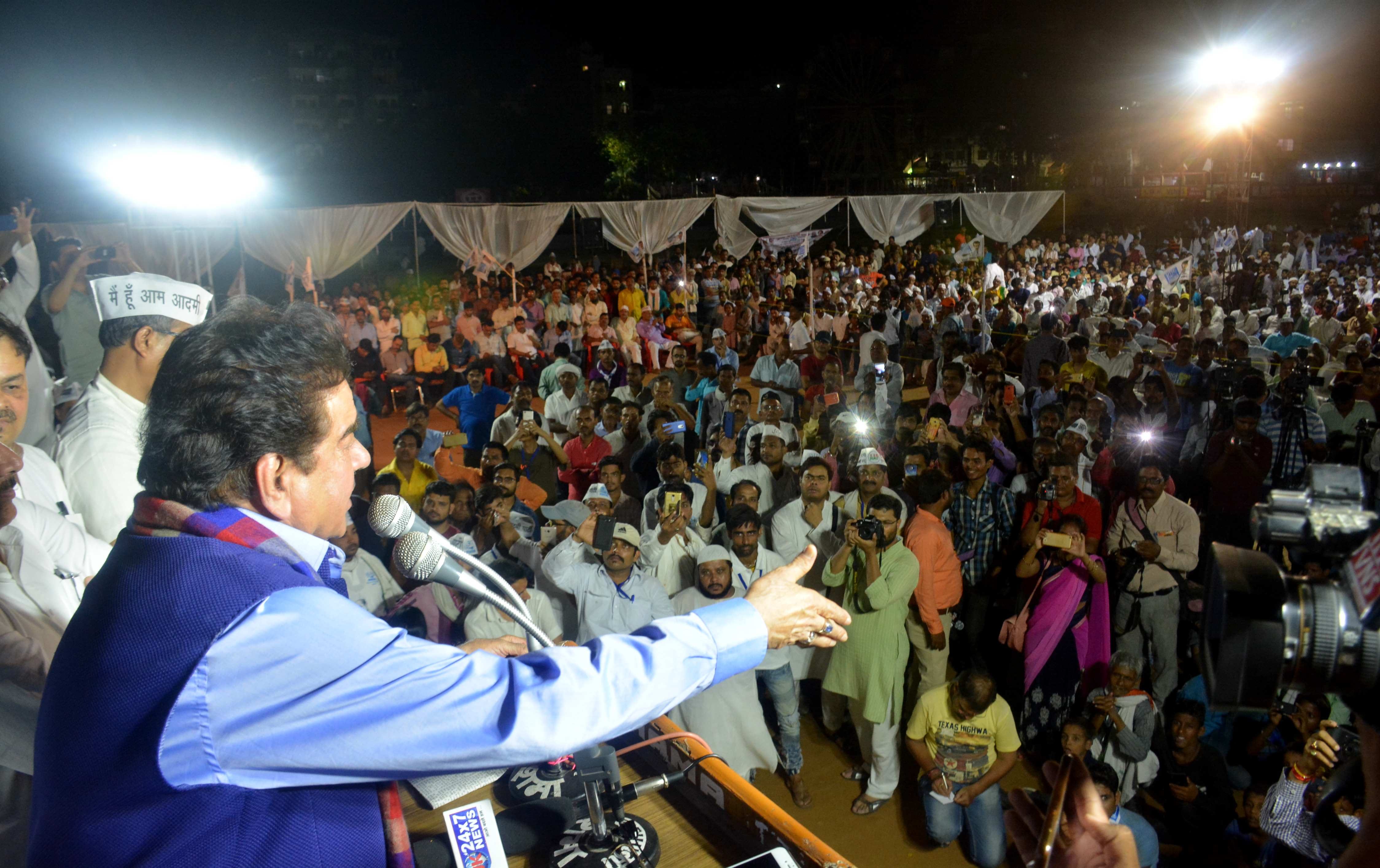 Shatrughan sinha speech in AAp rally at PM constituency