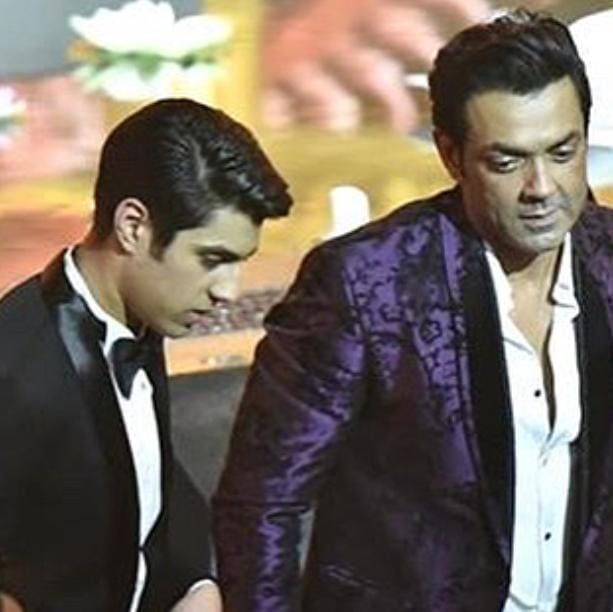 bobby deol son aryaman deol spotted at iifa award 2018 in bangkok